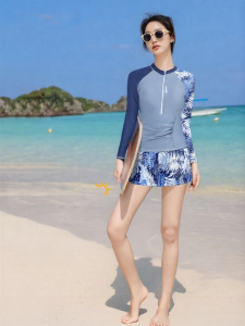 XTEP | Slimming Tummy Control Swimwear Long Sleeve Separates