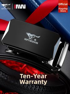 SEPTWOLVES | Trendy Auto-Buckle Leather Belt