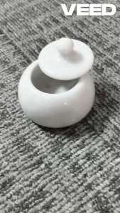 Marble Kumkum Box with Lid | White Stone Sindoor Container for Pooja Room Home Temple Haldi Kumkum & Festive Rituals (Pack of 1 | Size-1.5 x 3 Inch)