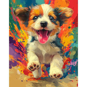 Acrylic Paint By Numbers Animal Pattern By Numbers on Canvas Coloring By Number for Adults Paint Digital Art