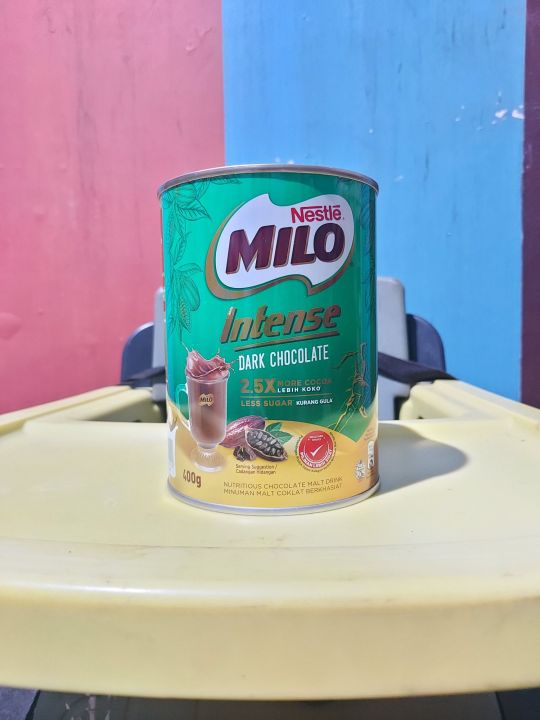 Milo Intense Dark Chocolate Kaleng 400gram