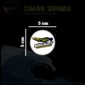 STICKER AQUARIUM IKAN PREDATOR CHANA. 