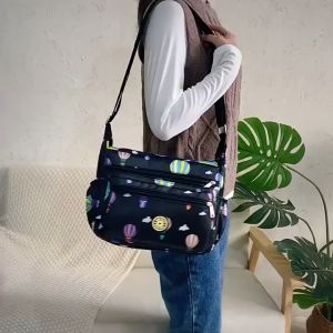 BEG SILANG SANDANG WANITA BESAR CORAK SLING SHOULDER BAG WOMEN LARGE CAPACITY