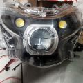 REFLEKTOR BILED TURBO MIO GEAR 125 SET LAMPU TEMBAK D2LASER. 
