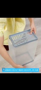 กล่องเก็บรองเท้าและอุปกรณ์อิเล็กทรอนิกส์ ชั้นวางหลายชั้น ป้องกันน้ำ มีช่องระบายอากาศ 25x19x37.5cm