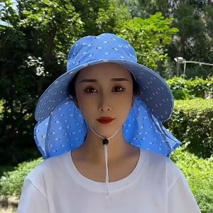 เครื่องประดับชุดหมวกกันแดด 360 องศา รุ่นปีกรอบหมวกกว้างพิเศษ คลุมได้รอบหัว ช่วยป้องกันแสงยูวี UV รังสีอัลตราไวโอเลต