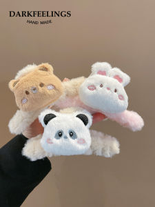 Cute Large Size Shark Hair Clip Autumn Winter Plush Hair Accessories Sweet Style Universal Fashion Hair Grips for Thick Hair