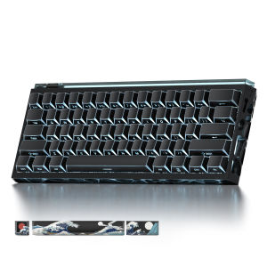 womier | Bàn Phím Cơ Chơi Game Womier SK61HE 60% RGB Backlit Không Dây Với Công Nghệ Hall Effect Switch Từ Tính Vỏ Nhôm Rỗng