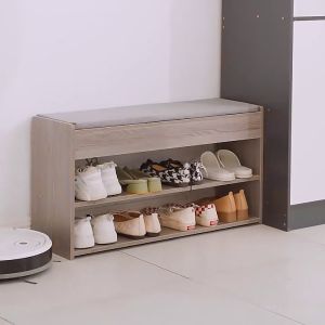 Outdoor Shoe Rack Bench Shoe Rack With Bench Shoes Rack Shoe Changing Stool Integrated Simple Modern Home Soft Shoe Rack Outside Door 鞋凳 鞋架