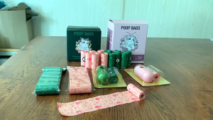 Biodegradable Dog Cat Poo Bag Pet Waste Poop trash bag garbage bag plastic bag Clean Pick Up Puppy bag