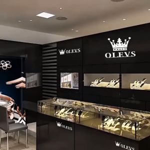 OLEVS 6898 Jam Tangan Wanita Kekinian Original Anti Air Branded Import Cewek Elegan Mewah Tali Kulit Kuarsa Arloji