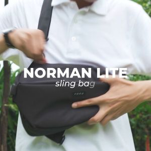 VONA Norman Lite Sling Bag - Tas Selempang Waist Bag Pria Wanita