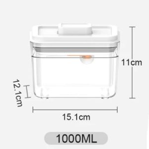 Hộp Đựng Thực Phẩm Gia Dụng Kín Hơi Chống Ẩm Chất Liệu Acrylic Thùng Đựng Gạo Hộp Giữ Tươi Thực Phẩm Cho Nhà Bếp Bảo Quản Hoa Quả