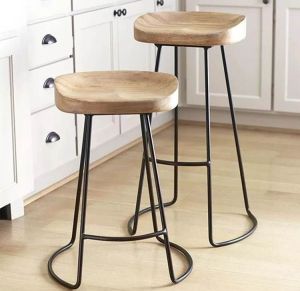 OUJUGEJIAJU | Ironwood High Stool Chair