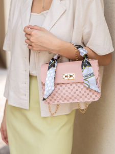 Túi Xách Thời Trang in Họa Tiết Nhỏ Túi Xách Đeo Chéo Túi Xách Bằng Vải Lụa Túi Xách Bằng Dây Thừng Túi Xách Bằng Da PU Túi Xách Vuông