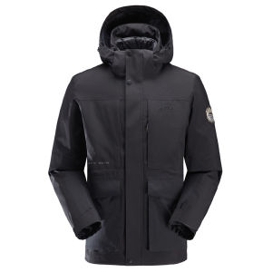 Jeep | Jeep Mens Outdoor Down Jacket Three-in-One Detachable Inner Liner Windproof Warmth Mountain Climbing Clothes Waterproof Breathable