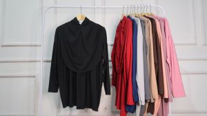 hijab mix blouse over size