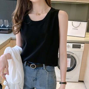 Black Strapless Tank Top Womens Loose Summer New Inner Wear Base Shirt Trendy Brand Pure Color Casual Fashion Online Exclusive