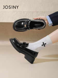 Josiny | British Style Summer Thick Sole Womens Loafer Shoes