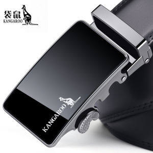 Kangaroo | Automatic Buckle Kangaroo Leather Belt Men Casual