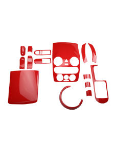 Red Maple Wood Grain Car Interior Decoration Stickers for 03-10 Volkswagen Beetle II Handrail Patch Modification Accessories