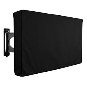 Grey Outdoor TV Screen Cover Weatherproof Universal Protector Dustproof Waterproof Case for 22-65 LCD Television with