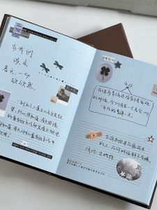 Sổ Tay Màu Xanh Nước Biển A6 Phong Cách Nhật Bản Cổ Điển Đẹp Mắt Sổ Tay Ghi Chép Thanh Lịch Sổ Tay Ghi Chép Theo Phong Cách INS