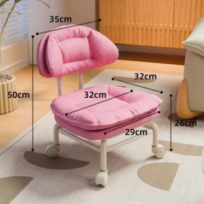 XIWUSHOUJIANG | Đôn Ghế Có Bánh Xoay 360 Độ Cho Trẻ Em Có Tựa Lưng