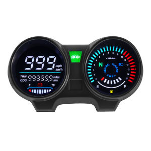 RYSJM | Newest Motorcycle Speedometer Digital LED Electronics LCD RPM Tachometer For TITAN150 For Honda CG150 Fan150 2010 2012 Braz