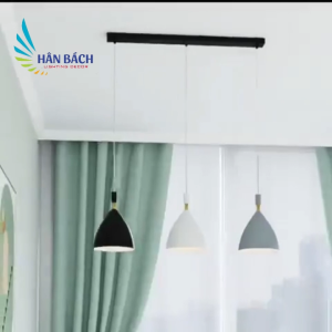 [RẺ - ĐẸP] Đèn thả Xi Mạ Đồng HÂNBACHLIGHTING -D160 trang trí phòng ngủ bàn ăn