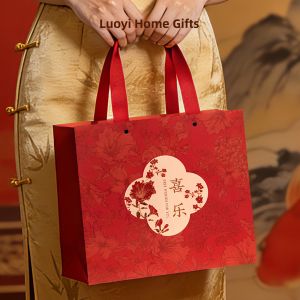 LORiCA | High-end Red New Gift Bag 2026 Wedding Return Gifts