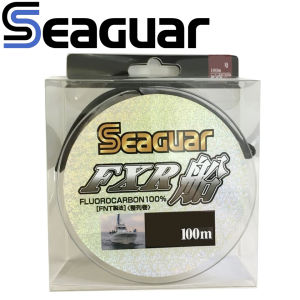 Dây Câu Cá SEAGUAR FXR BOAT 100M Chính Hãng 6LB-12LB 100% Fluorocarbon Dùng Cho Sông Hồ Biển Câu Cá Trên Thuyền Chất Liệu Sợi Carbon