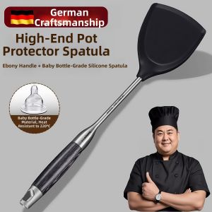 Heat Resistant Non-Stick 304 Food Grade Silicone Cooking Spatula