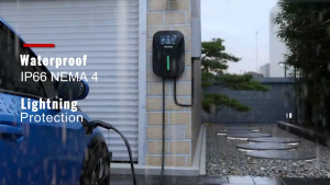 เครื่องชาร์จ EV แบบพกพา Tayniu 7 กิโลวัตต์ / 22 กิโลวัตต์ Wallbox Type2 IEC 62196-2 5m EV สายชาร์จไฟรวดเร็ว Wifi App Control สำหรับ Byd ATTO 3 Mg Bmw Aion ฯลฯ