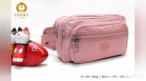 เครื่องประดับคาดเอว กระเป๋า PL-901 สีพาสเทล กระเป๋าคาดเอวกันน้ำ