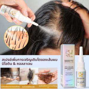 ผลิตภัณฑ์ดูแลเส้นผม Biotin & Collagen Hair Growth สเปรย์ Fast Hair Regrowth Thicken Serum Anti Loss Scalp Treatment Hair Care