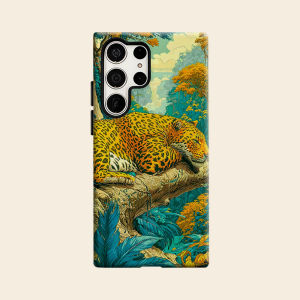 Ốp Lưng Thời Trang Cao Cấp Jungle Leopard Full Lens Bảo Vệ Toàn Diện Cho Samsung Galaxy S26 S25 S24 A56 A36 Plus Ultra - Chống Sốc Chống Xước Nam Châm Chất Liệu Mềm