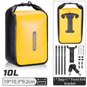 NEWBOLER 10L Dung Tích Lớn Túi Xe Đạp Chống Thấm Nước Phát Hành Nhanh Xe Đạp Điện Săn Bắn Túi Phuộc Ghế Sau Túi Đi Xe Đạp