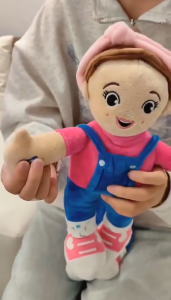 (Super Fan Toy Store)Ms Rachel Plush Doll Interactive Singing Talking Toy Educational Gift for Baby Kids 0-3 Years Old