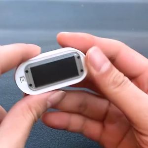 MOTEX Car LED Solar Powered Fake Security Light Simulated Dummy Alarm Wireless Warning Anti-Theft Caution Lamp Flashing Imitation