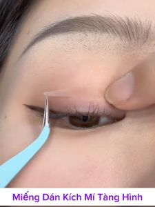 Set 120 Miếng Dán Kích Mí Mắt Dạng Lưới Thoáng Khí Dính Chắc Trên Da Không Cần Keo Tạo Mắt 2 Mí To Tròn Hơn