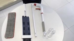 🇸🇬READY STOCK🇸🇬 (1Set) FuHo Spray Mop | Water Spray Mop | Collapsible Bucket | Mop Holder | Mop Cloth | Mopping (HL0182)