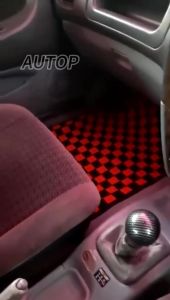 AUTOP Premium Carpet Car Mat Anti-Slip Universal Automotive Floor Mats (5PCS)Thai Car Floor Mat for Perodua Waja City Hrv Ativa Saga Wira Kancil Viva Myvi Bezza Axia Civic Vios X50 X70 Proton Toyota Honda