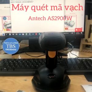 Máy quét mã vạch không dây 1D Antech AS2900W kết nối không dây (Mới 100%)