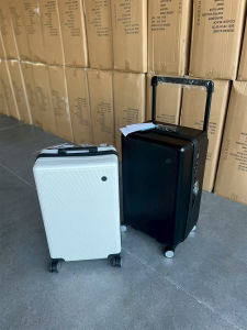 Fashionable Wide Pull Rod 20 Inch Carry-On Suitcase YKK Zipper PC Wear-Resistant 26 Luggage 28 Check-In Bag 24