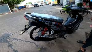 (เสียงเพราะ) Honda Dream Super Cup ปี 2020-2024  ท่อไอเสีย ผ่าหมก คอท่อสแตนเลสแท้ มาตราฐาน มอก. 3412543 ใส่ได้ลูกเดิม-57