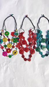 UDDEIN Bohemian maxi necklace for women party jewelry multi layer wood tassel pendant statement choker flower necklace collar