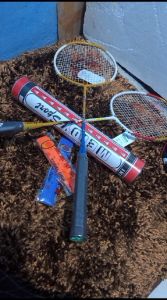 ( FREE 2GRIP & 2KOK ) 2 RAKET YONEX CARBONEX 9 BULU TANGKIS ANAK - RAKET BADMINTON ANAK - RAKET PEMULA - Raket Olahraga Badminton Anak Bulutangkis Mainan Anak Biasa Remaja Asli Berkualitas Awet Best Seller COD Promo Termurah