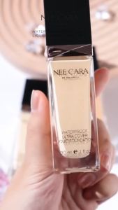 N589 NEE CARA WATERPROOF ULTRA COVER LIQUID FOUNDATION นีคาร่า รองพื้น ปกปิด เนียนกริ๊ป เนื้อเนียน เกลี่ยง่าย