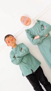 Desain Baju Muslim Crinkle Premium Perempuan Terbaru Bahan Lembut Tebal